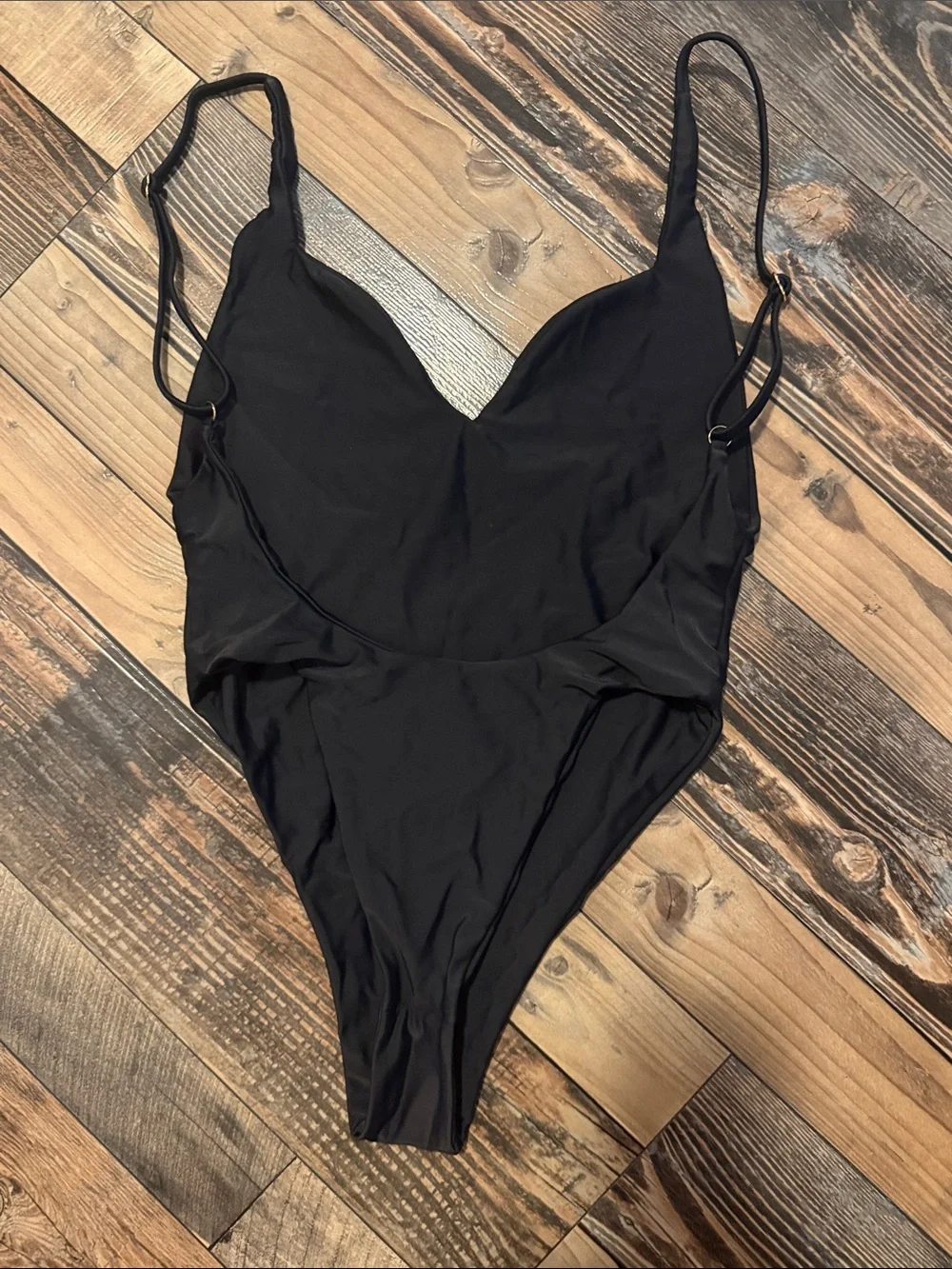 MAI MIA Ultra Cheeky Black One-Piece Swimsuit SIZE S